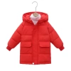 New children's clothing live-streaming supply: mid-length children's cotton-padded clothes, thickened hooded coats for small children, and cotton-padded jackets for boys and girls Item Picture